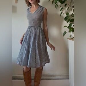 Jennifer Glasgow Striped Midi Dress (XS) – Canadian Designer